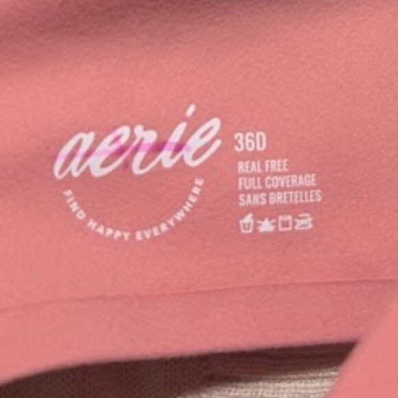 NEW Aerie | Full Coverage Lightly Lined Bra in Pink 36D - Picture 5 of 7